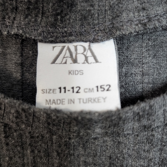 Zara bodysuits size 11/12 Girls Long sleeves color gray - Picture 5 of 5
